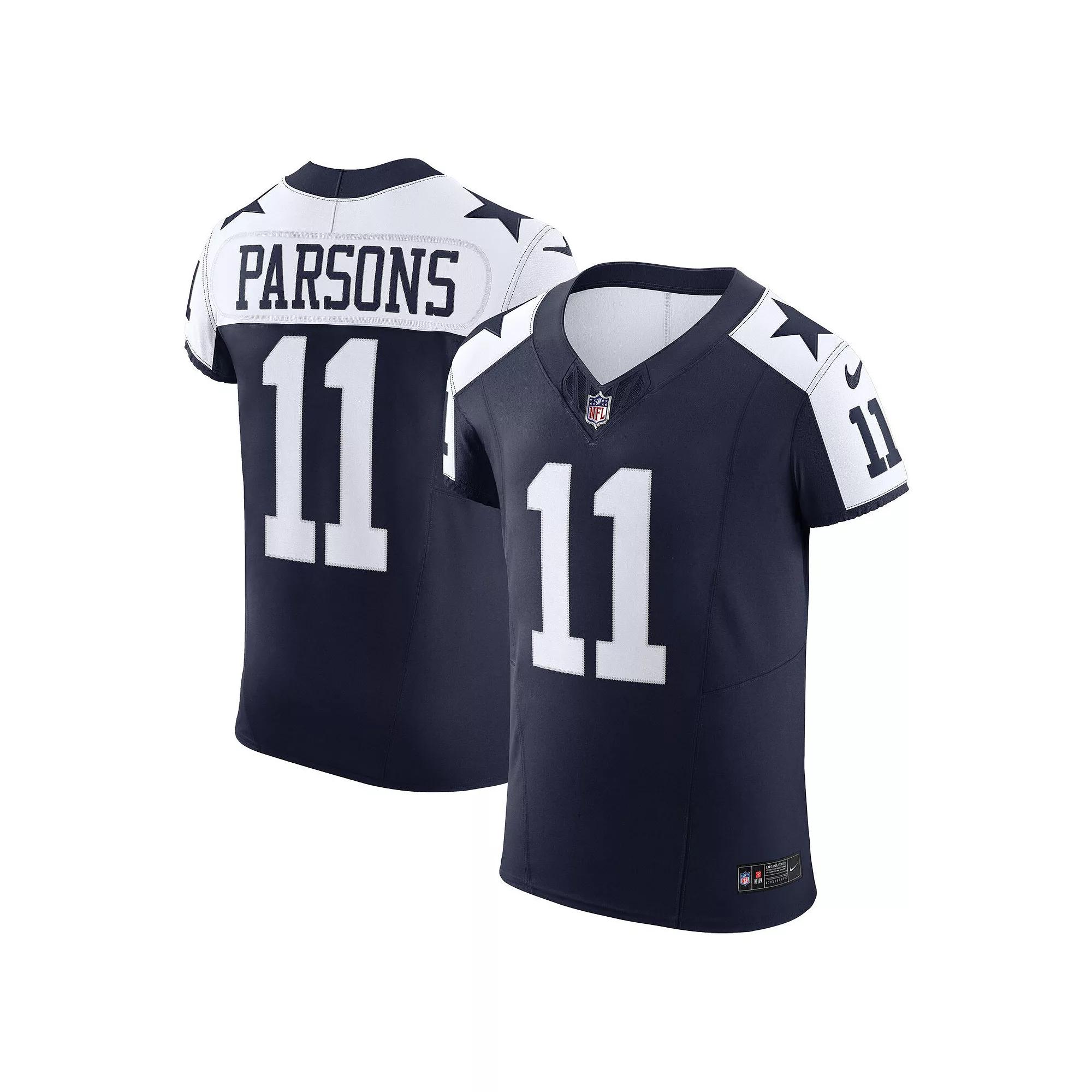 Men's Nike Micah Parsons Navy Dallas Cowboys Alternate Vapor F.U.S.E. Elite Jersey, Size: 40, Blue Product Image