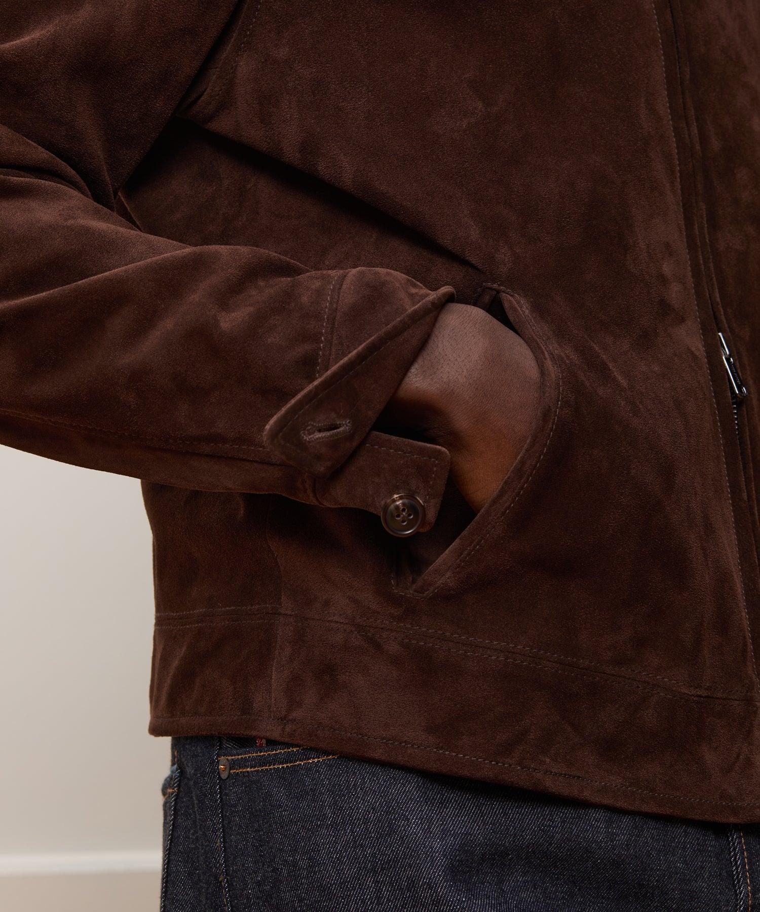 Italian Suede Dean Jacket Product Image