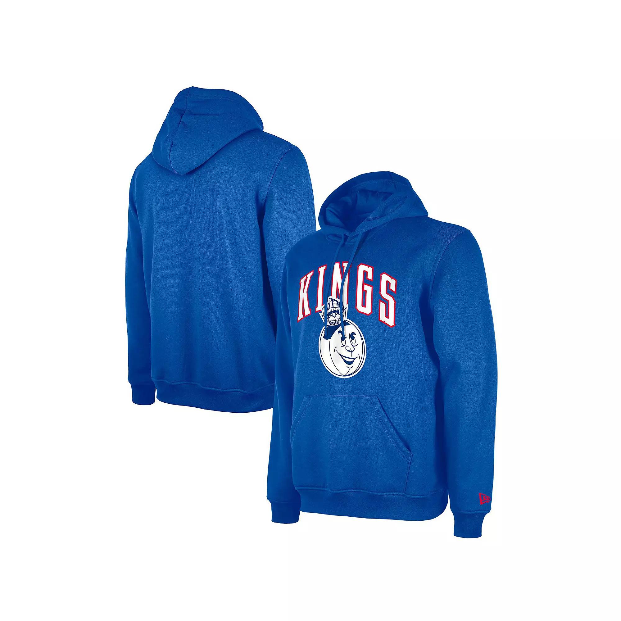Men's New Era  Blue Sacramento Kings 2024/25 City Edition Pullover Hoodie, Size: 2XL, Kng Blue Product Image