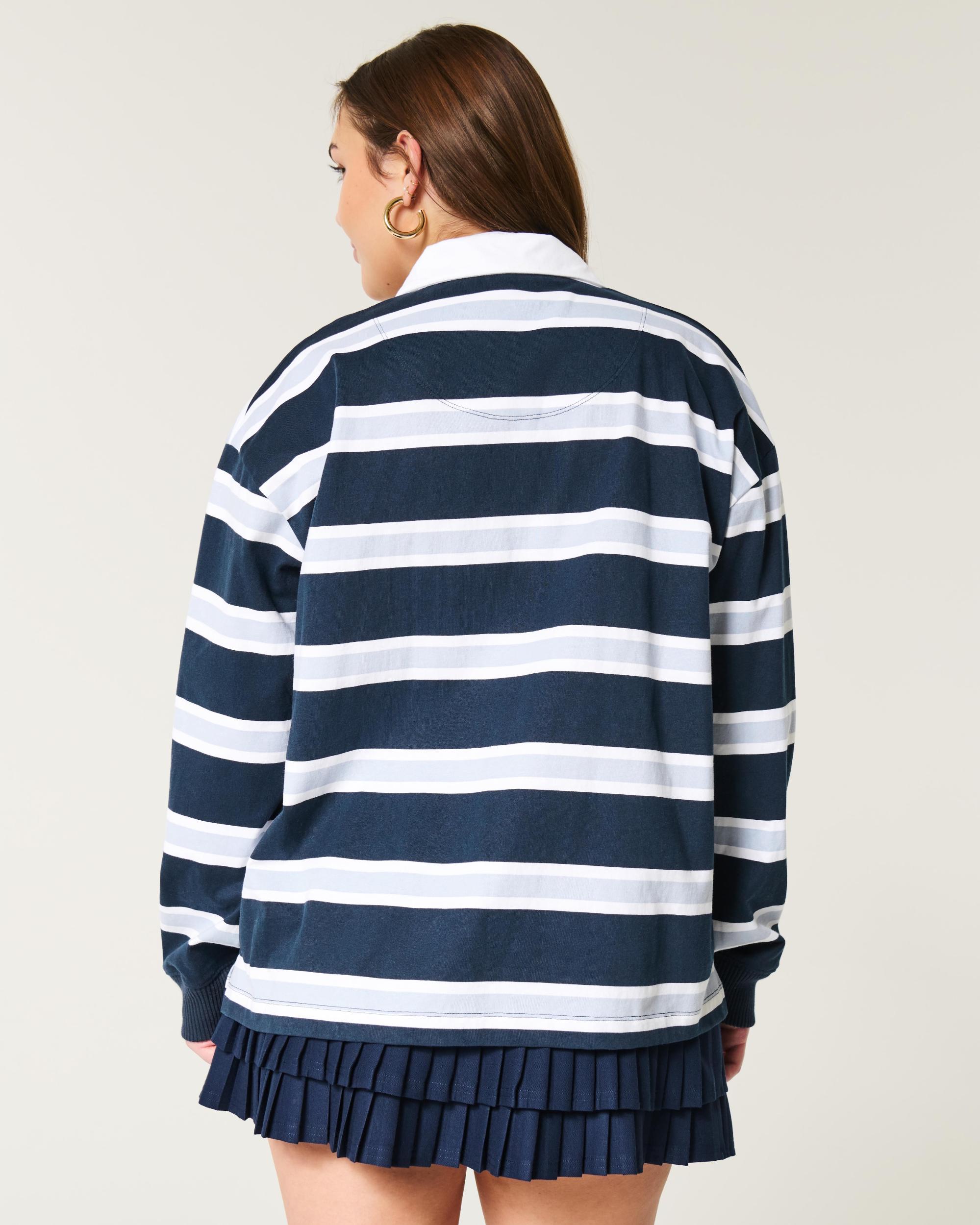 Easy Teddy Bear Graphic Rugby Polo Product Image