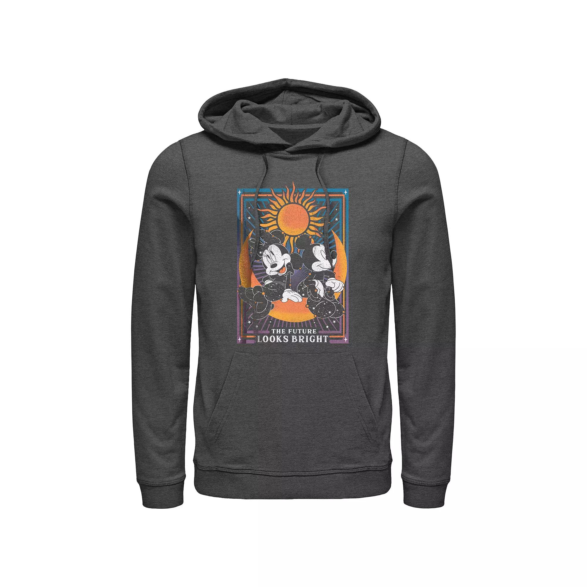 Men's Minnie Mouse And Mickey The Future Looks Bright Graphic Hoodie,  Product Image