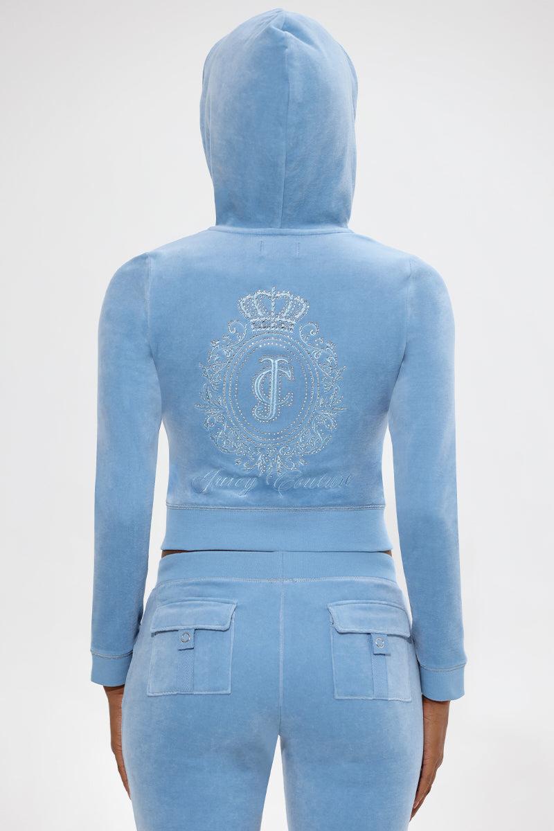 Crown Heritage Cotton Velour Hoodie Product Image