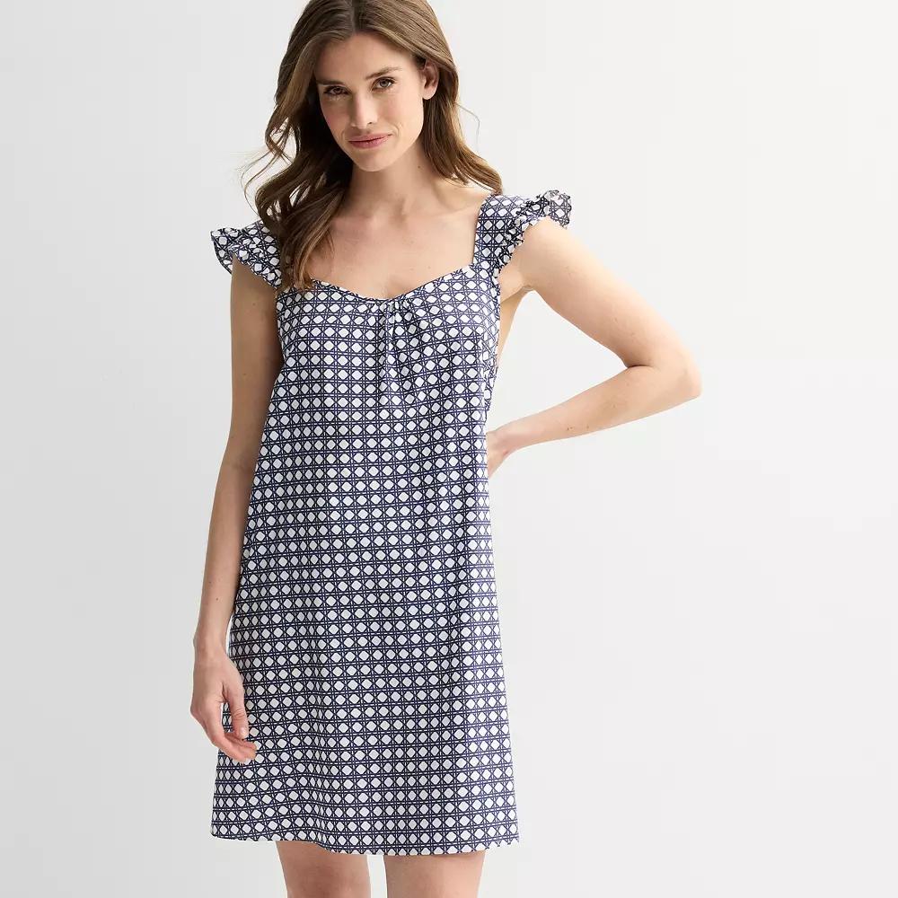 Women's Draper James Woven Chemise Nightgown,  Product Image