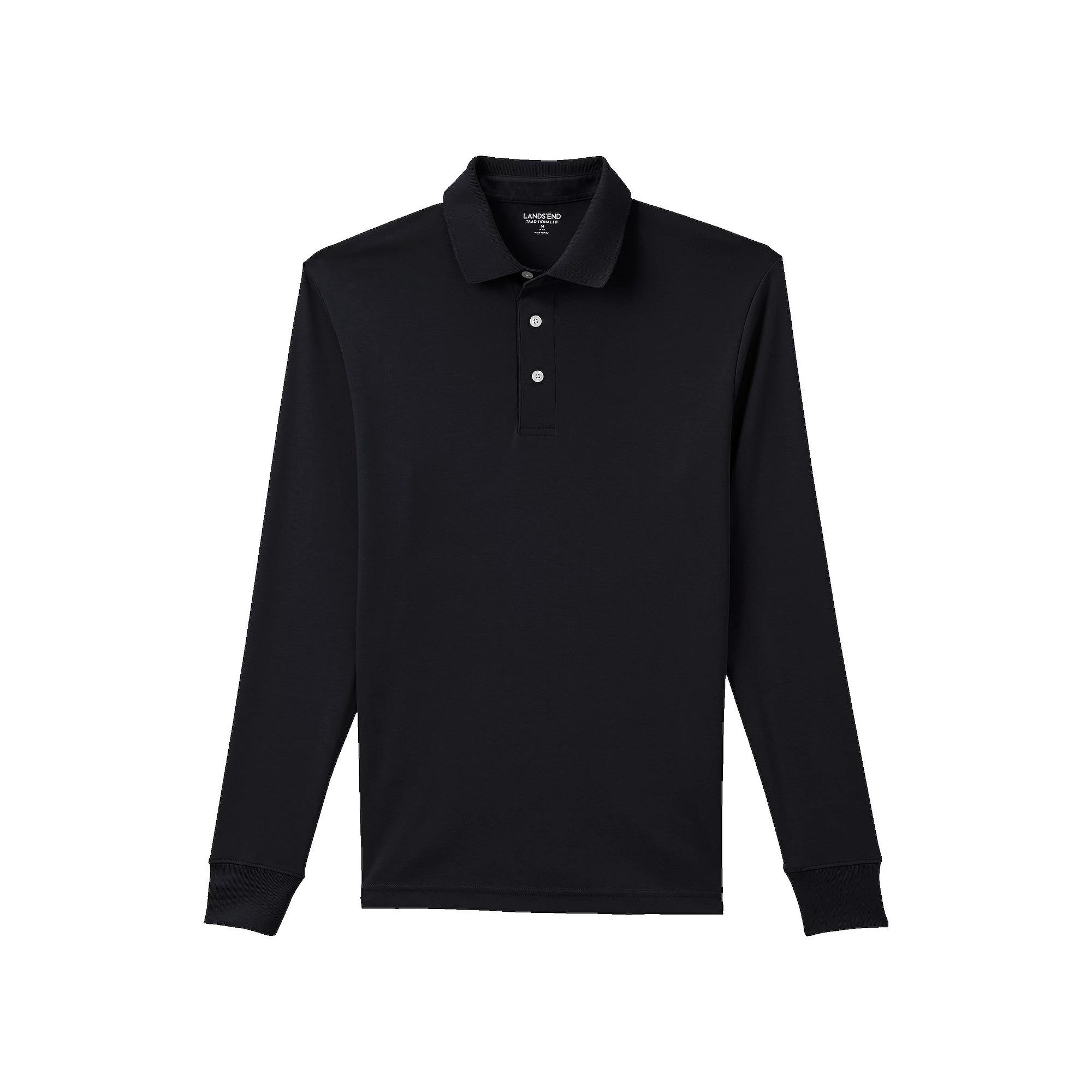 Men's Lands' End Soft Supima Polo,  Product Image