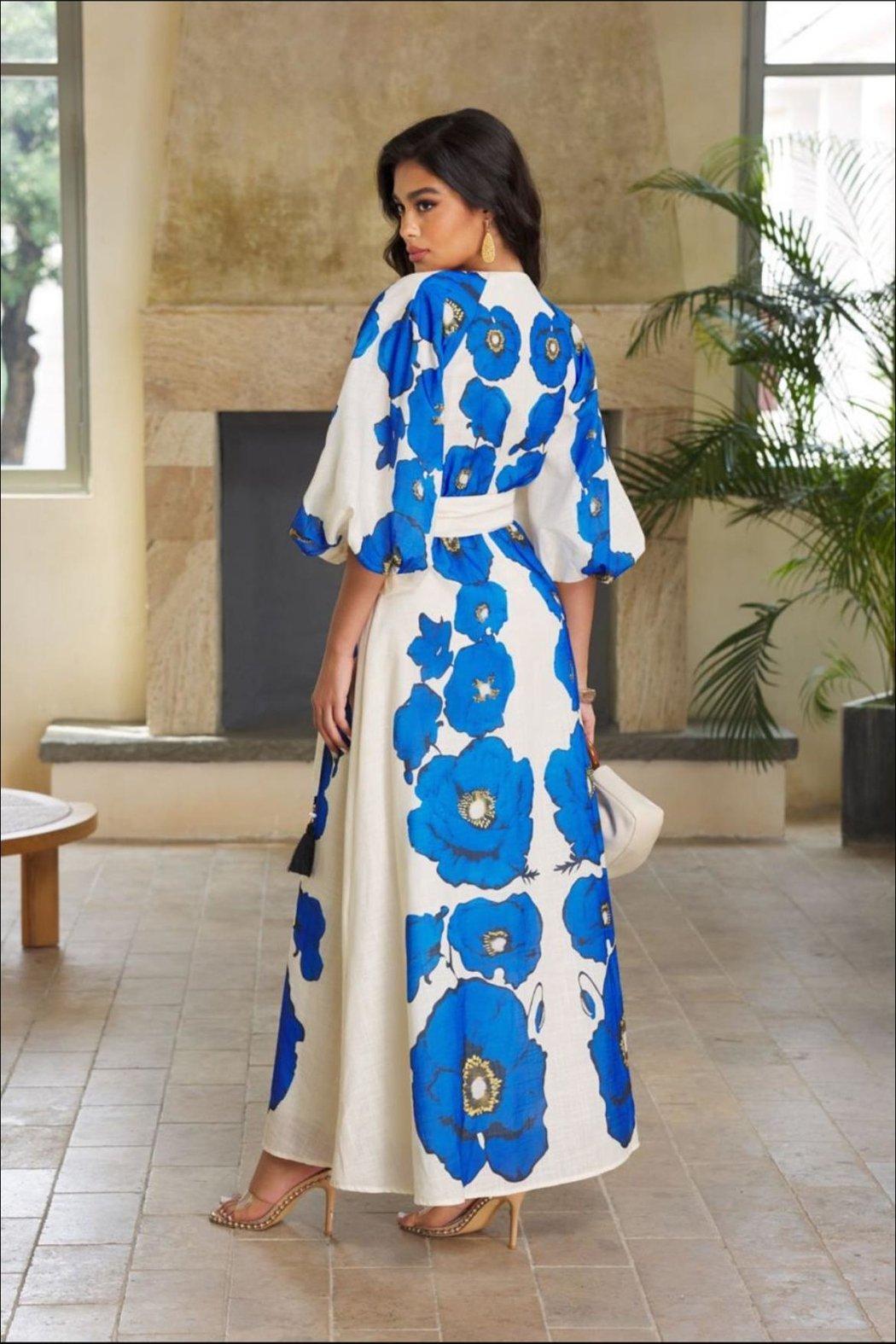 Button-Down Floral Dress Product Image