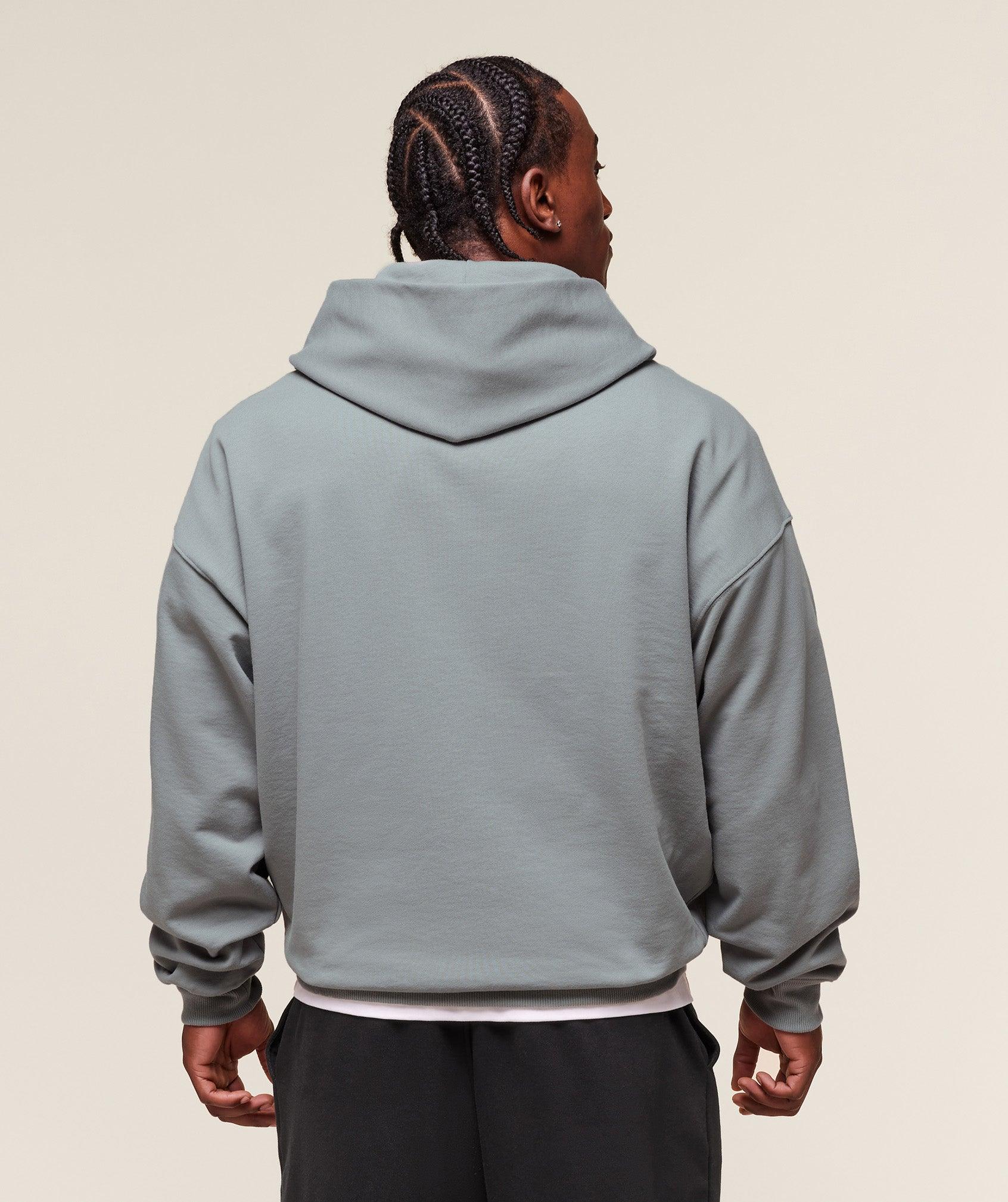 Gymshark Authentic Apparel Zip Up Hoodie - Smokey Grey Male Product Image