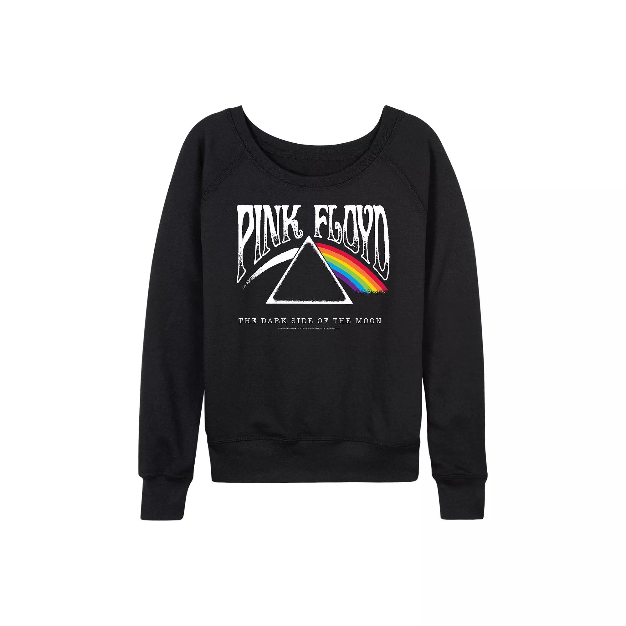 Women's Pink Floyd Dark Side Of The Moon French Terry Long Sleeve Tee,  Product Image