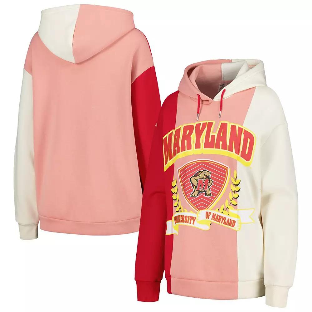 Women's Gameday Couture Red Maryland Terrapins Hall of Fame Colorblock Pullover Hoodie, Size: Medium Product Image