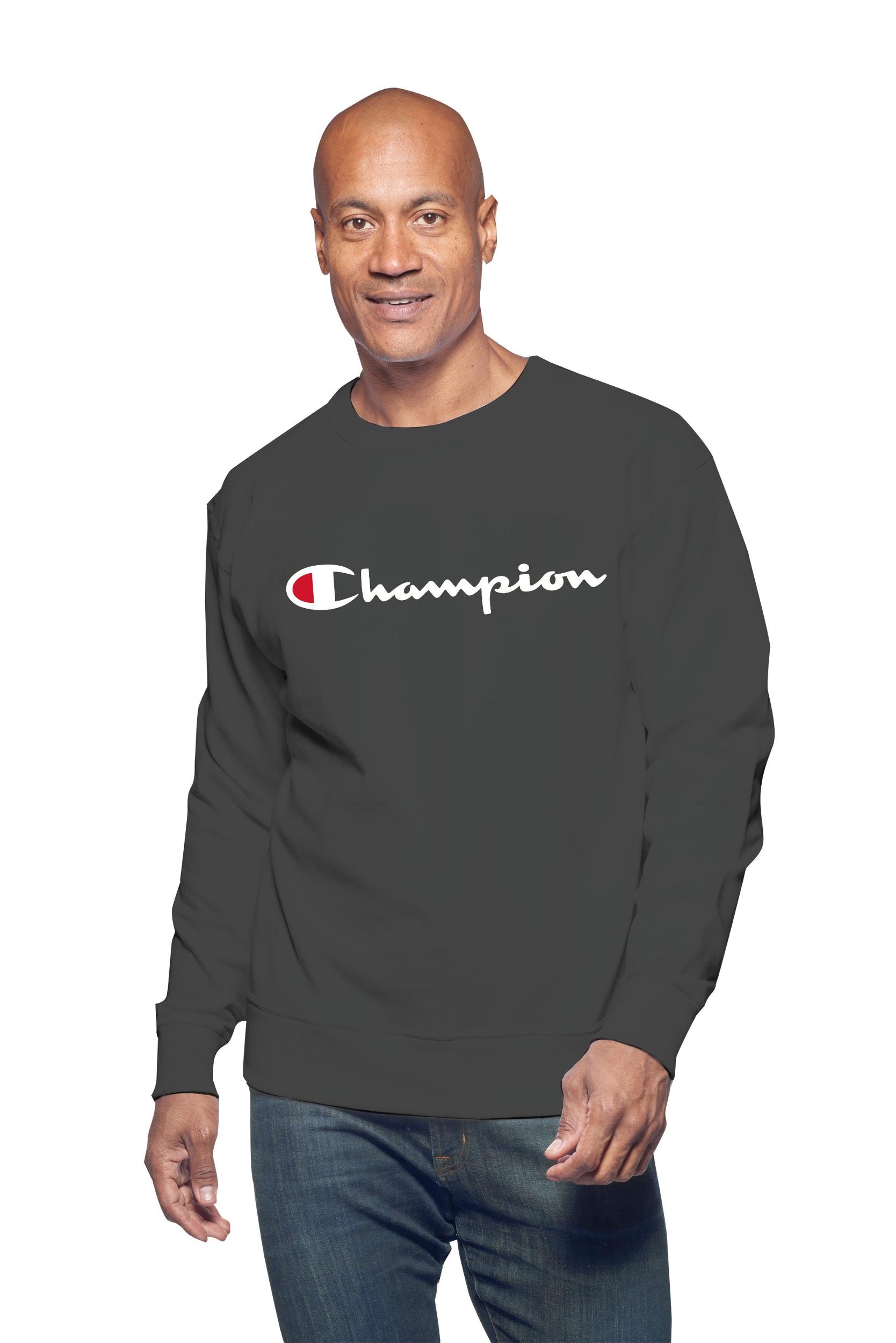 Champion Big And Tall Men's 100% Cotton Long Sleeve Teeshirt Product Image