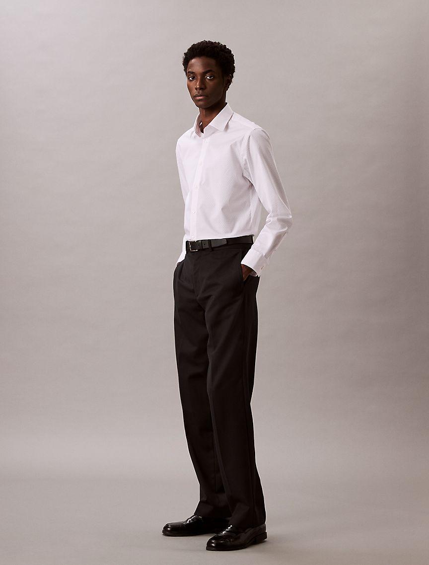 Refined Cotton Stretch Slim Fit Dress Shirt Product Image