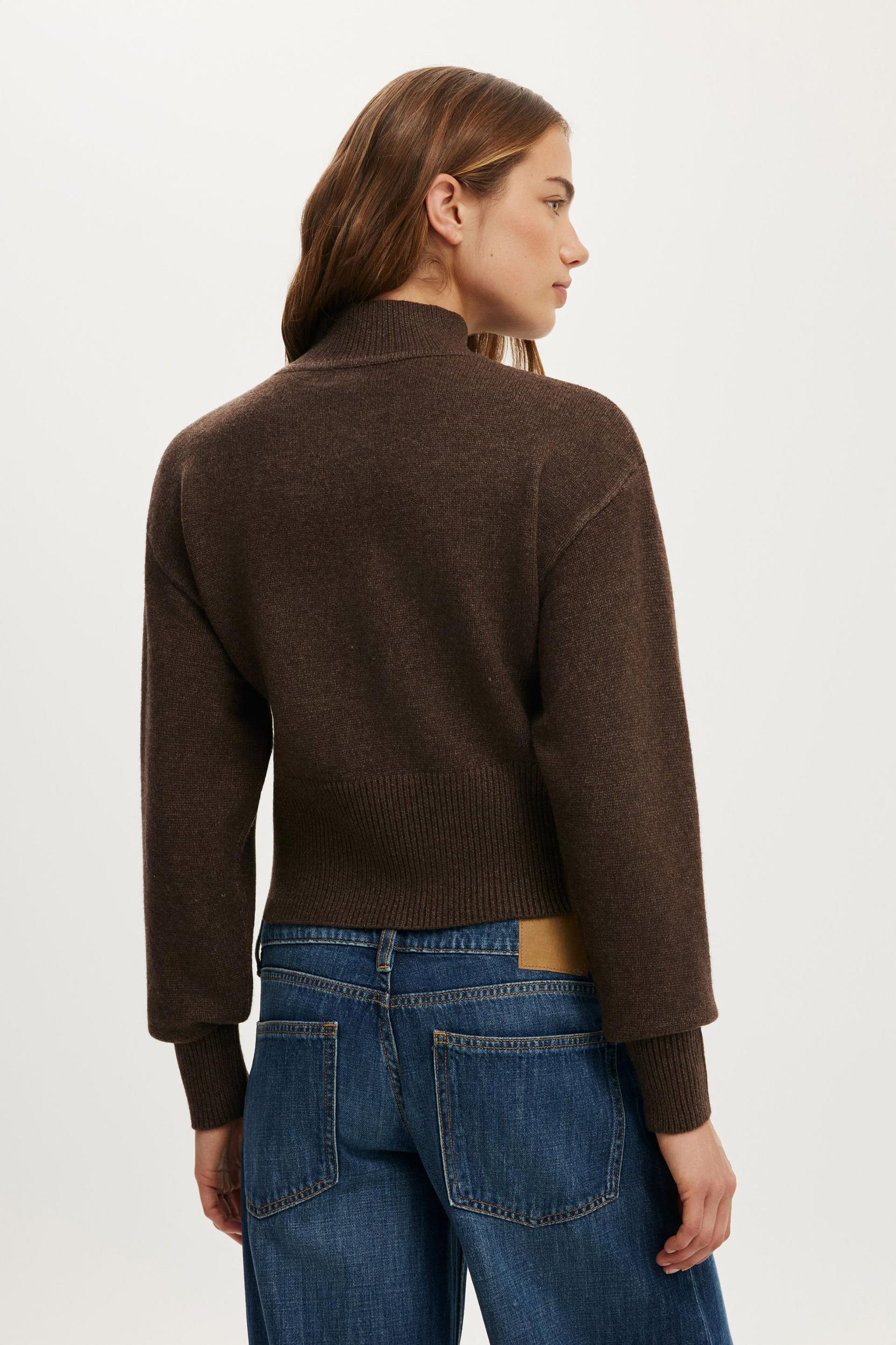 Lotus Cinched Zip Knit Product Image