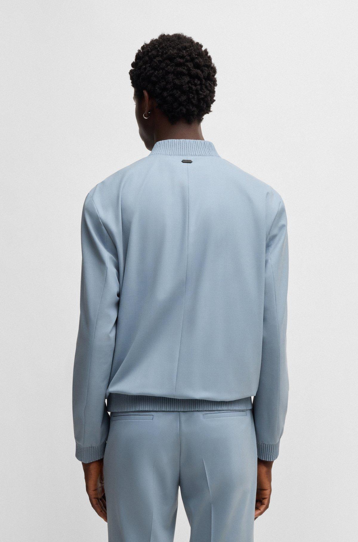 Slim-fit jacket in stretch-wool Product Image