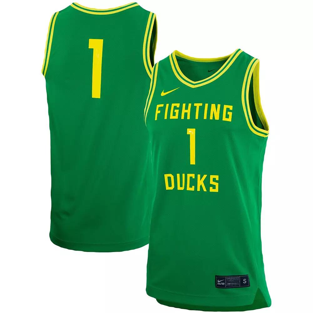 Unisex Nike #1 Green Oregon Ducks Women's Basketball Replica Jersey,  Product Image