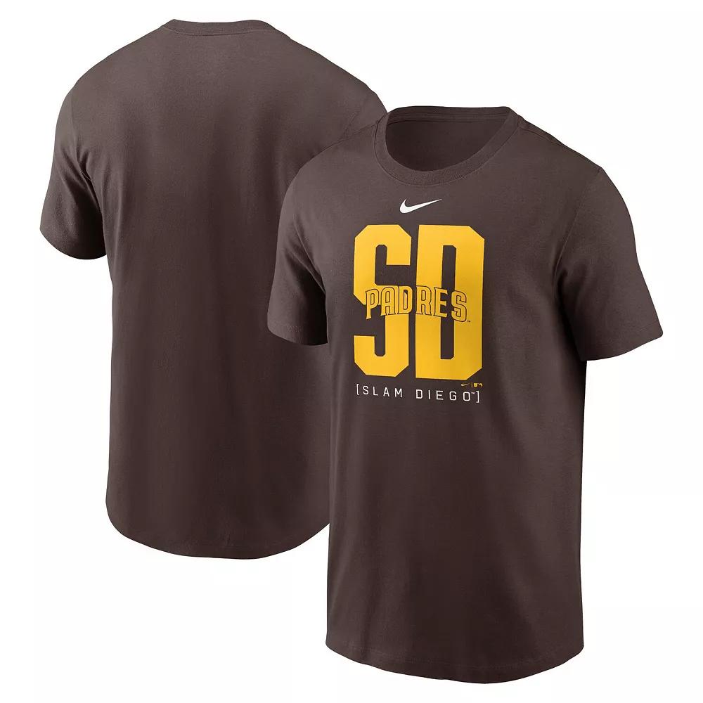 Men's Nike Brown San Diego Padres Scoreboard T-Shirt, Size: Large Product Image