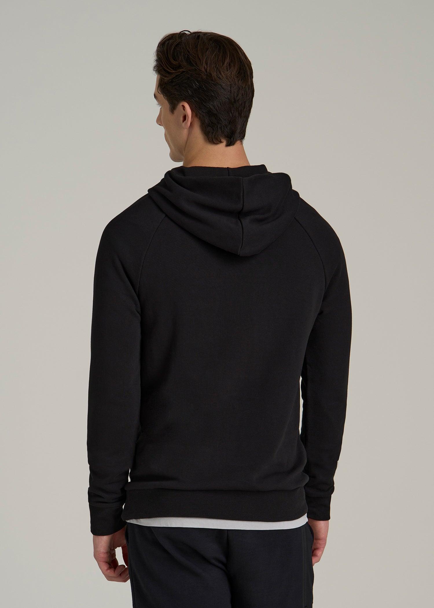 Wearever Fleece Pullover Hoodie for Tall Men in Black Male Product Image