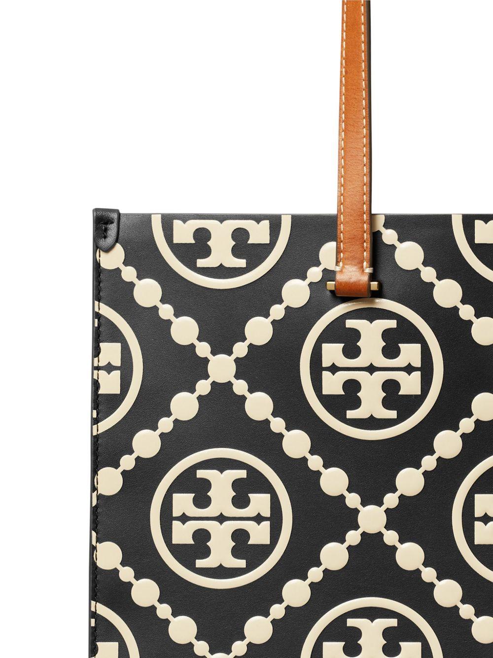 T Monogram Contrast tote bag  Product Image