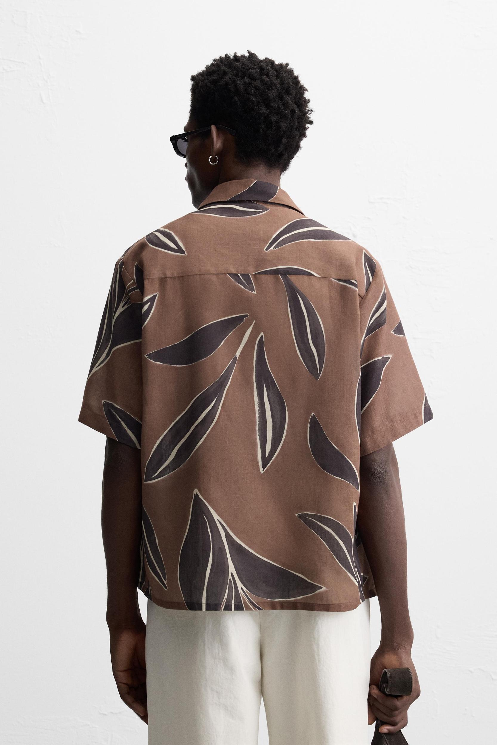 LEAF PRINT SHIRT Product Image
