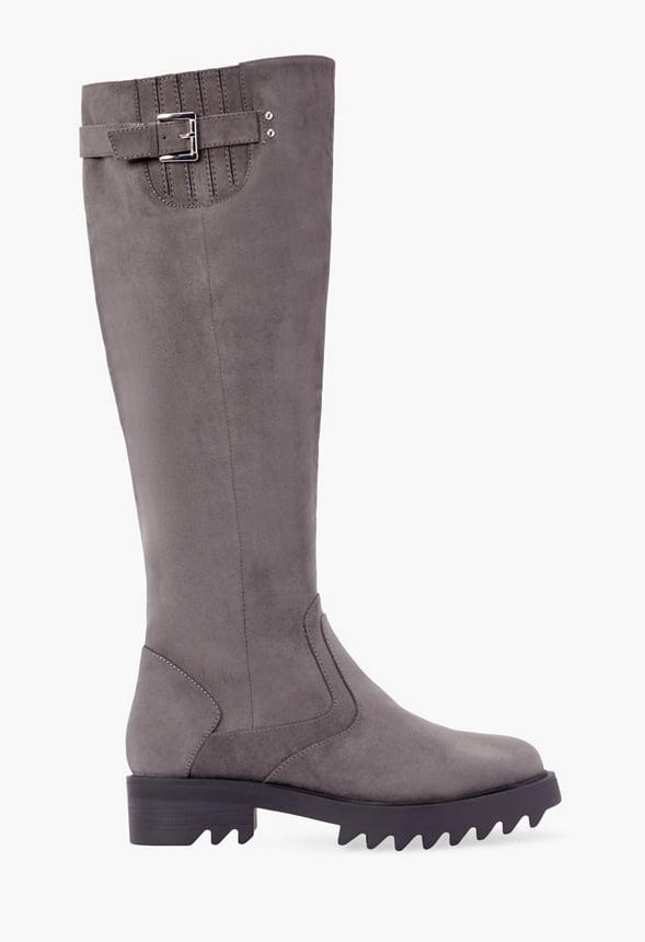 JustFab Margaux Platform Loafer Pump Womens Black/ White Size 8.5 Product Image