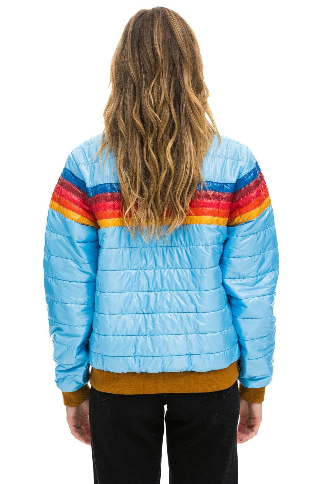 5 STRIPE JACKET -  SKY GLOSSY Female Product Image