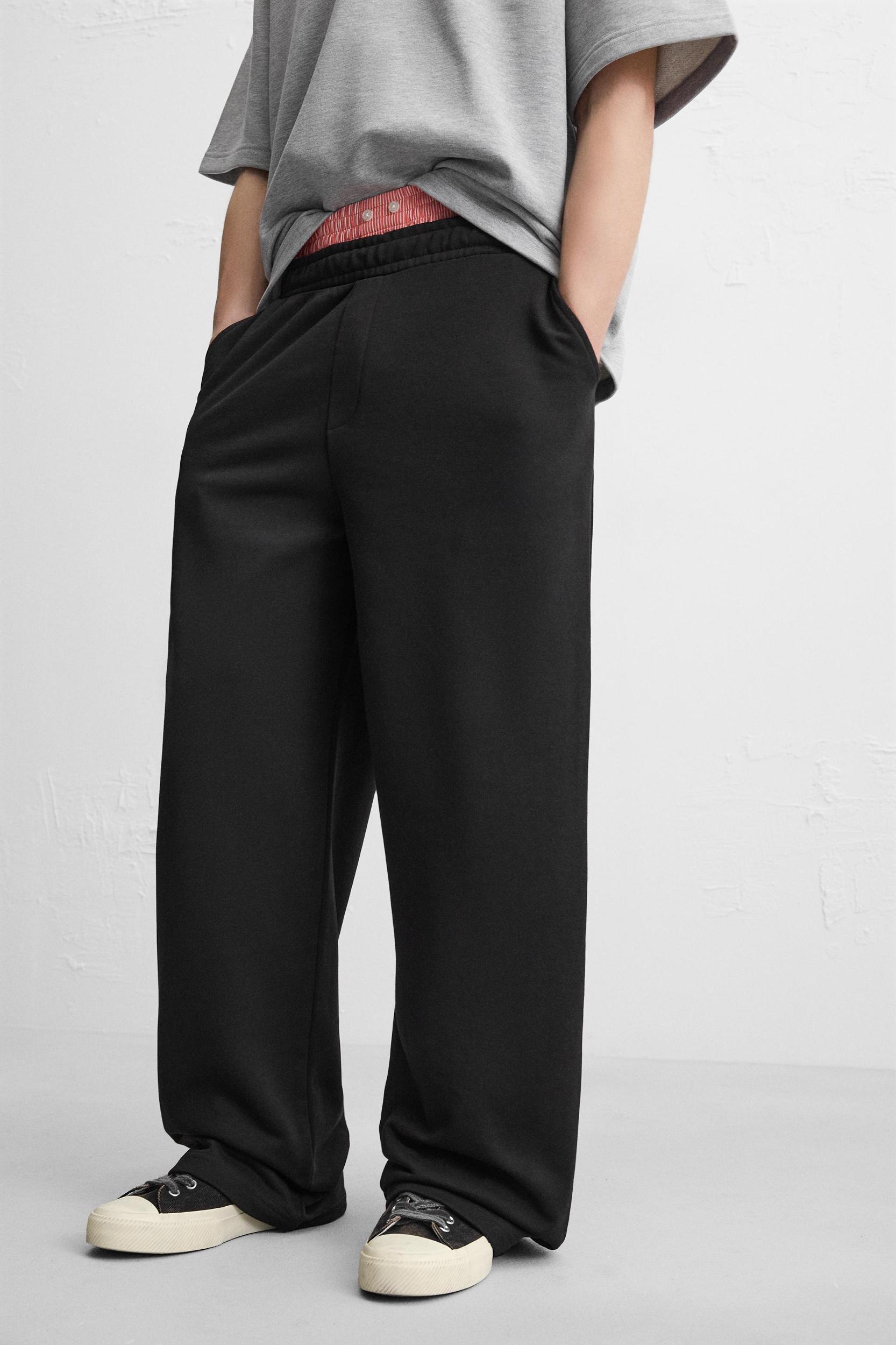 WIDE FIT JOGGER PANTS Product Image