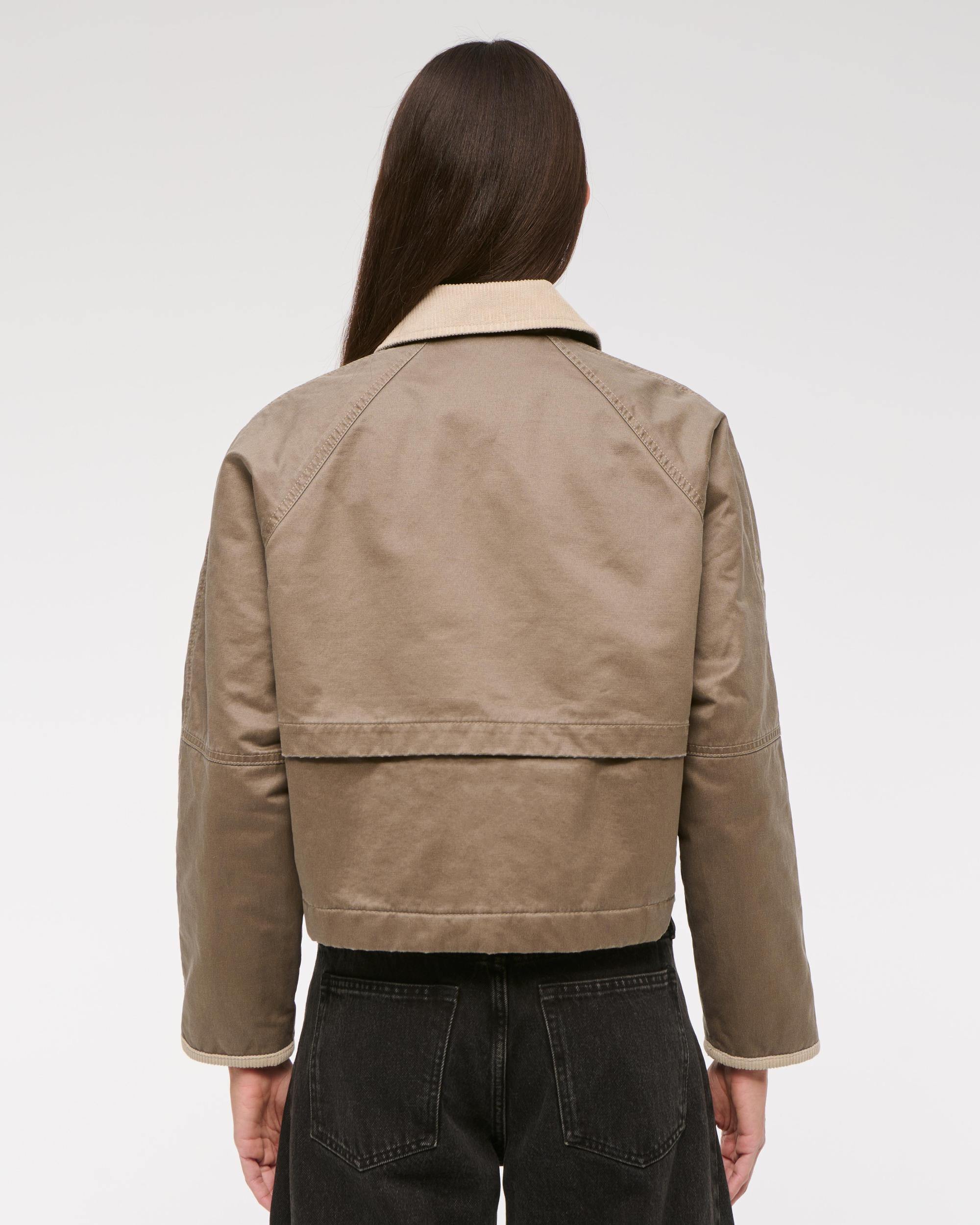 Short Waxed Chore Jacket Product Image