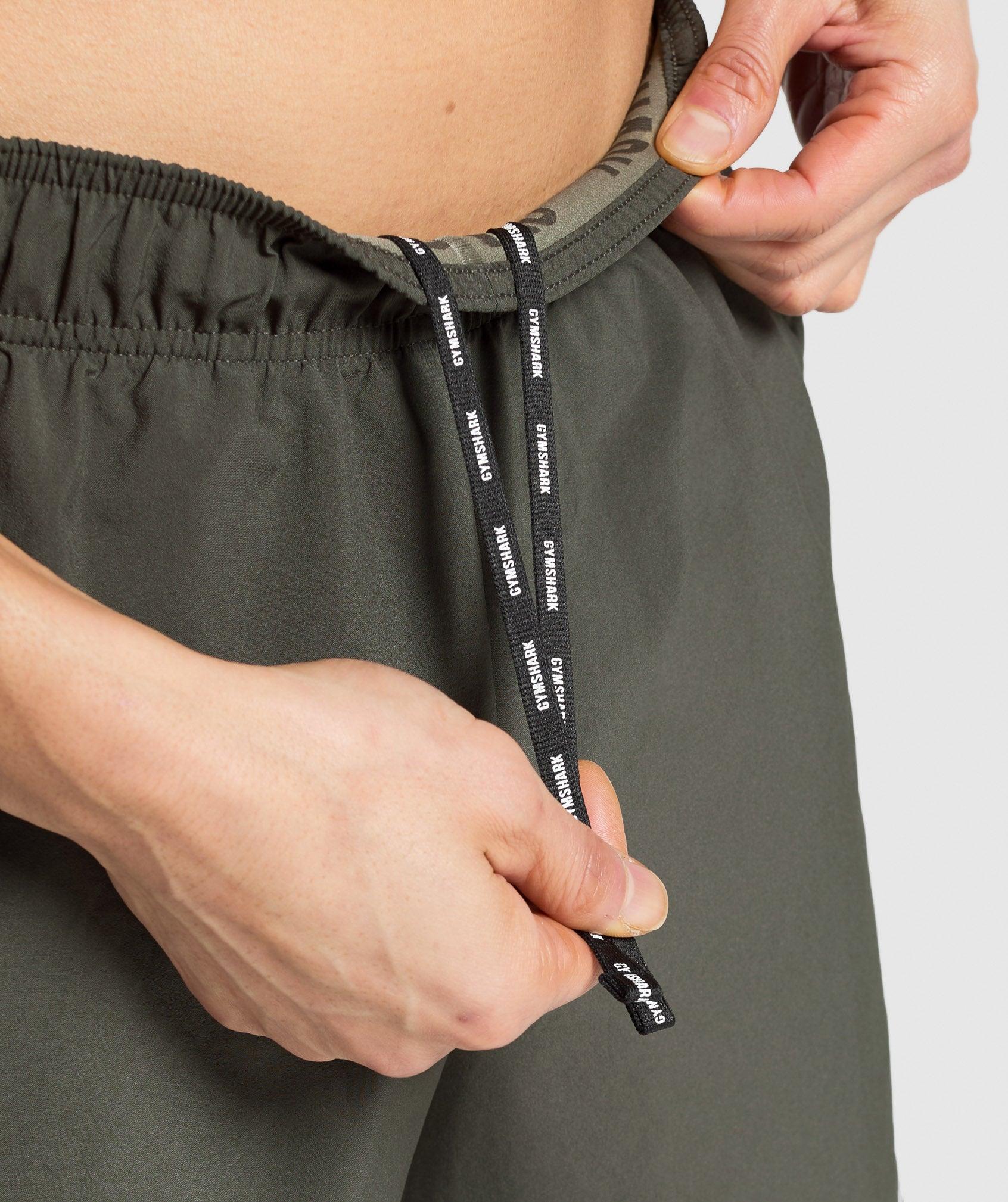 Gymshark Sport  7" Shorts - Strength Green/Utility Green Male Product Image