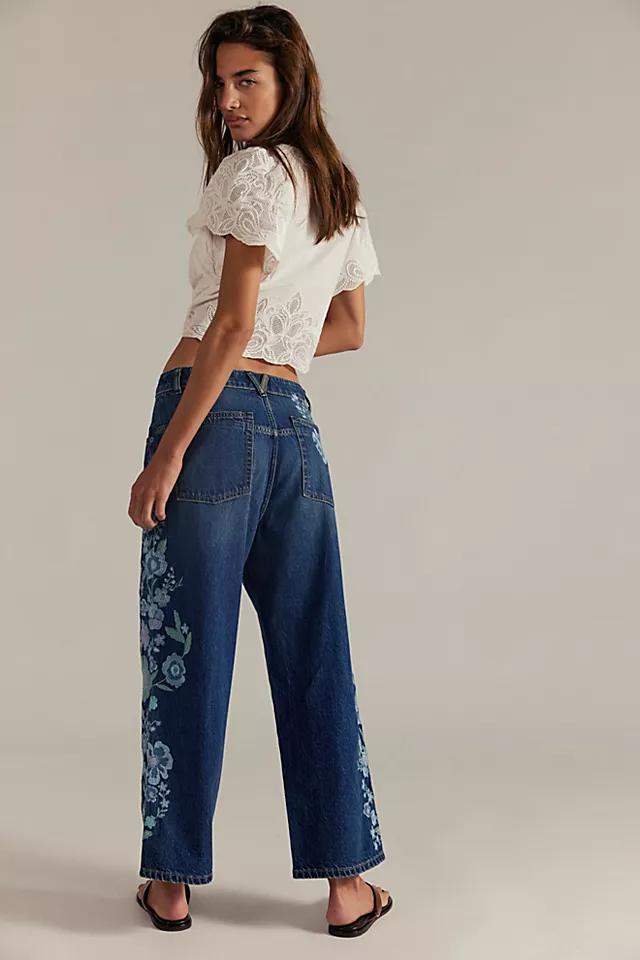 We The Free Willow Floral Embroidered Jeans Product Image