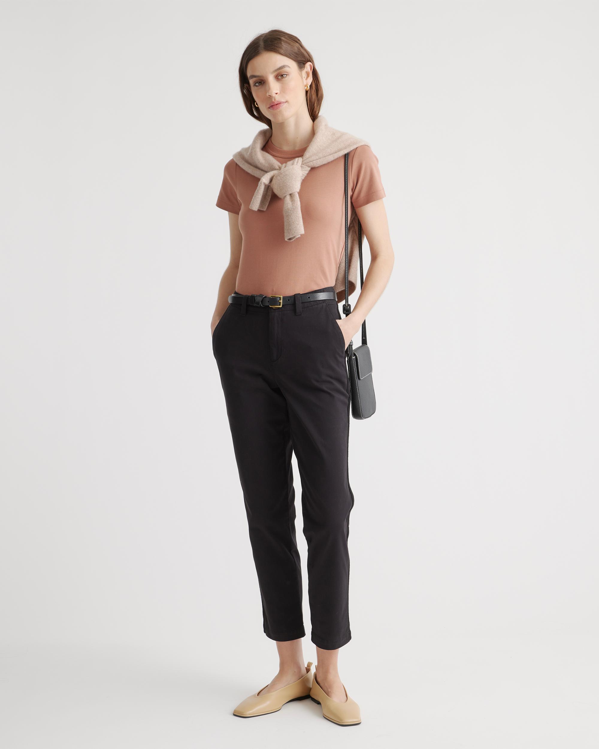 Quince | Women's Stretch Cotton Twill Girlfriend Chino Pants Product Image