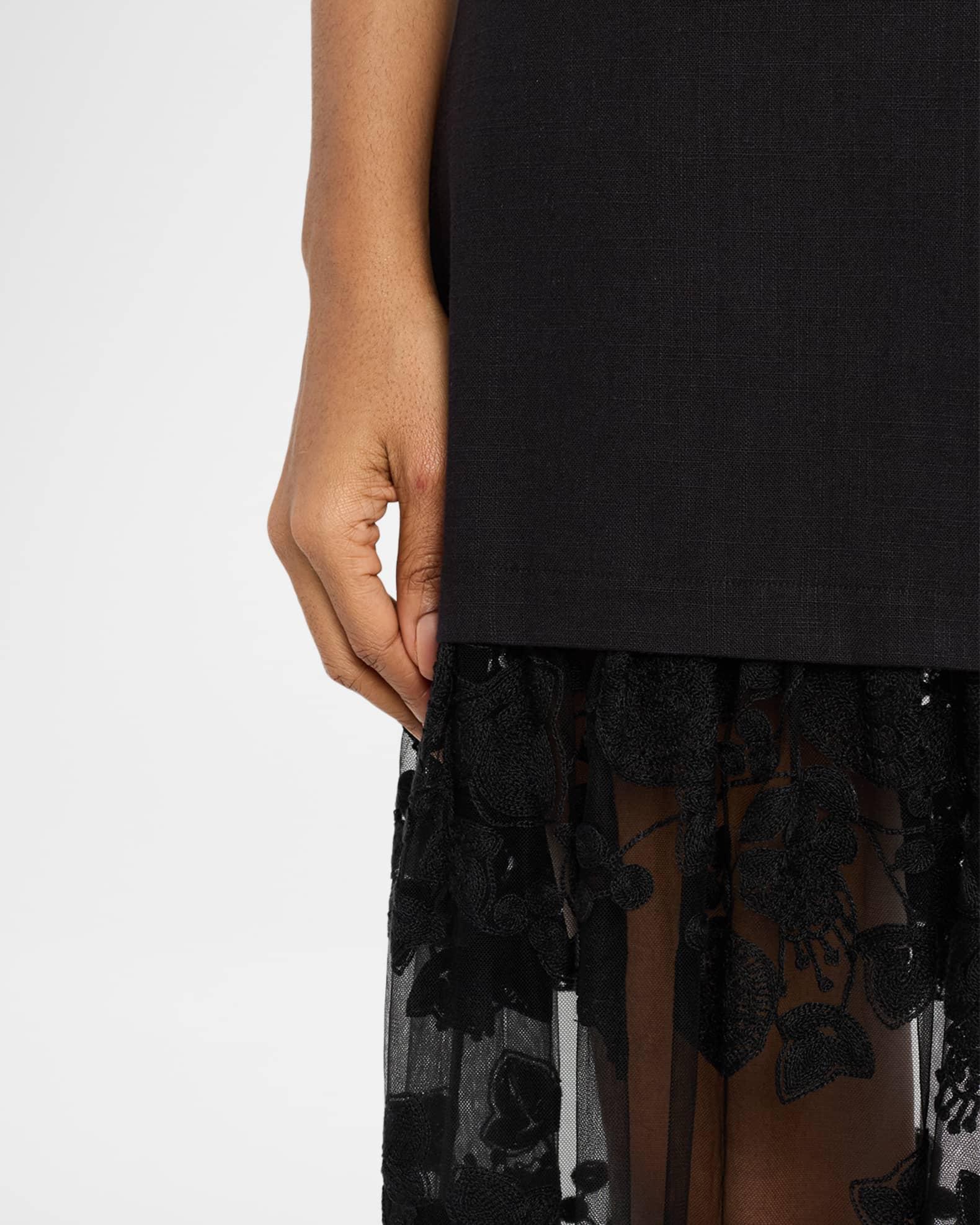 Arielle Lace V-Neck Midi Dress Product Image