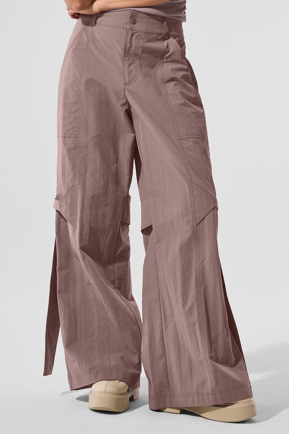 High-Waist Voyager Trouser - Mushroom Female Product Image