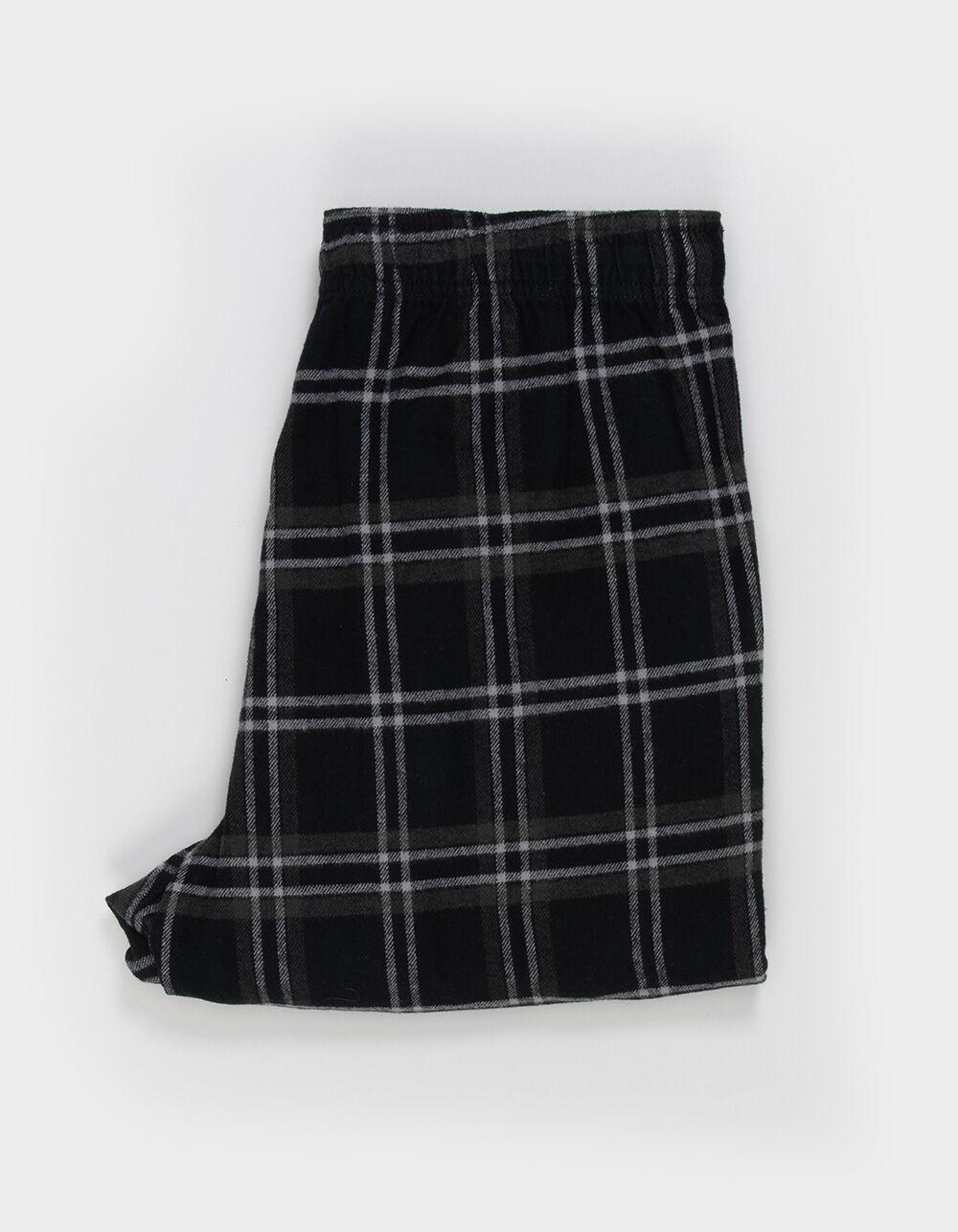RSQ Mens Plaid Pajama Pants - WHT/GRAY Product Image