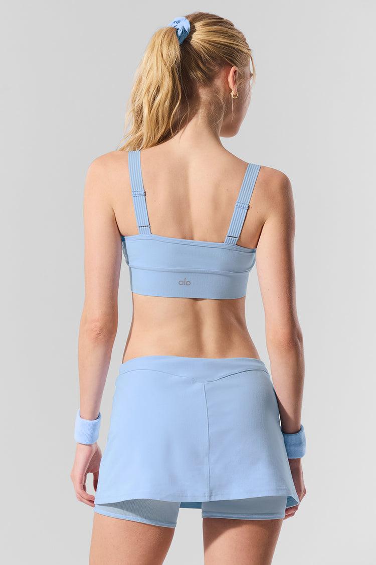 Alosoft Serve It Up Bra - Seashell Blue Female Product Image