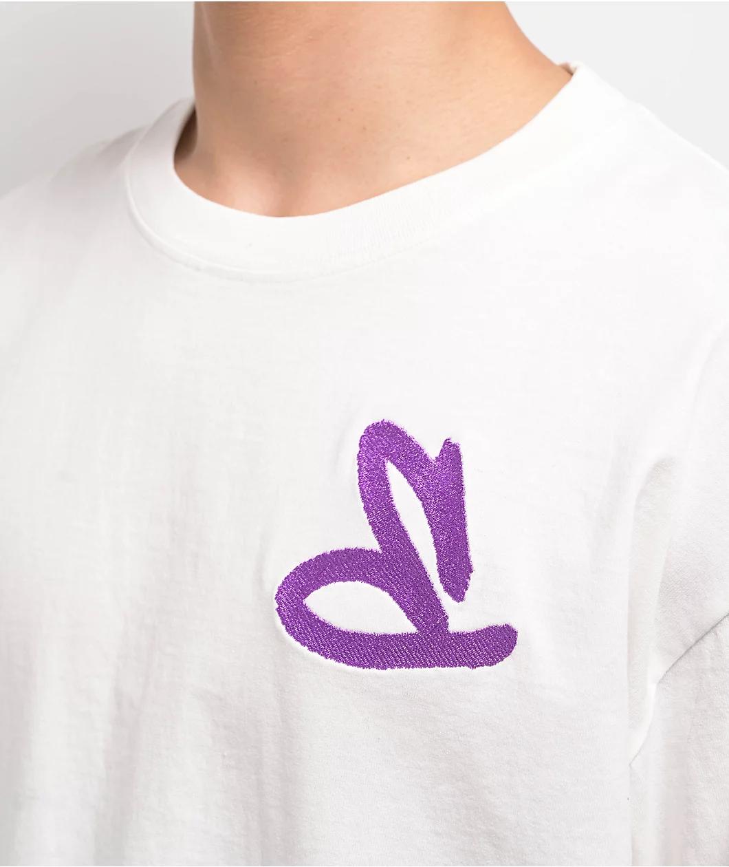 Empyre Graff Scene White Long Sleeve T-Shirt Product Image