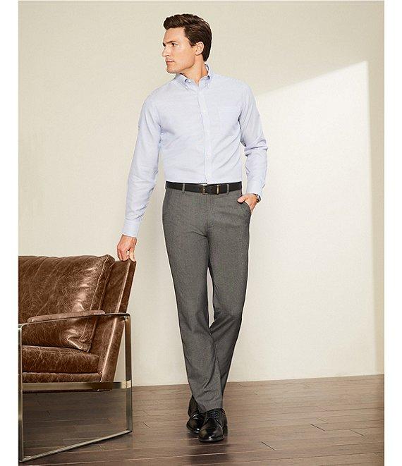 Daniel Cremieux Signature Label Non-Iron Stripe Long Sleeve Woven Shirt Product Image