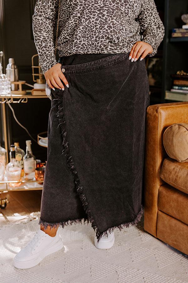 The Ashley Denim Skirt Curves Product Image
