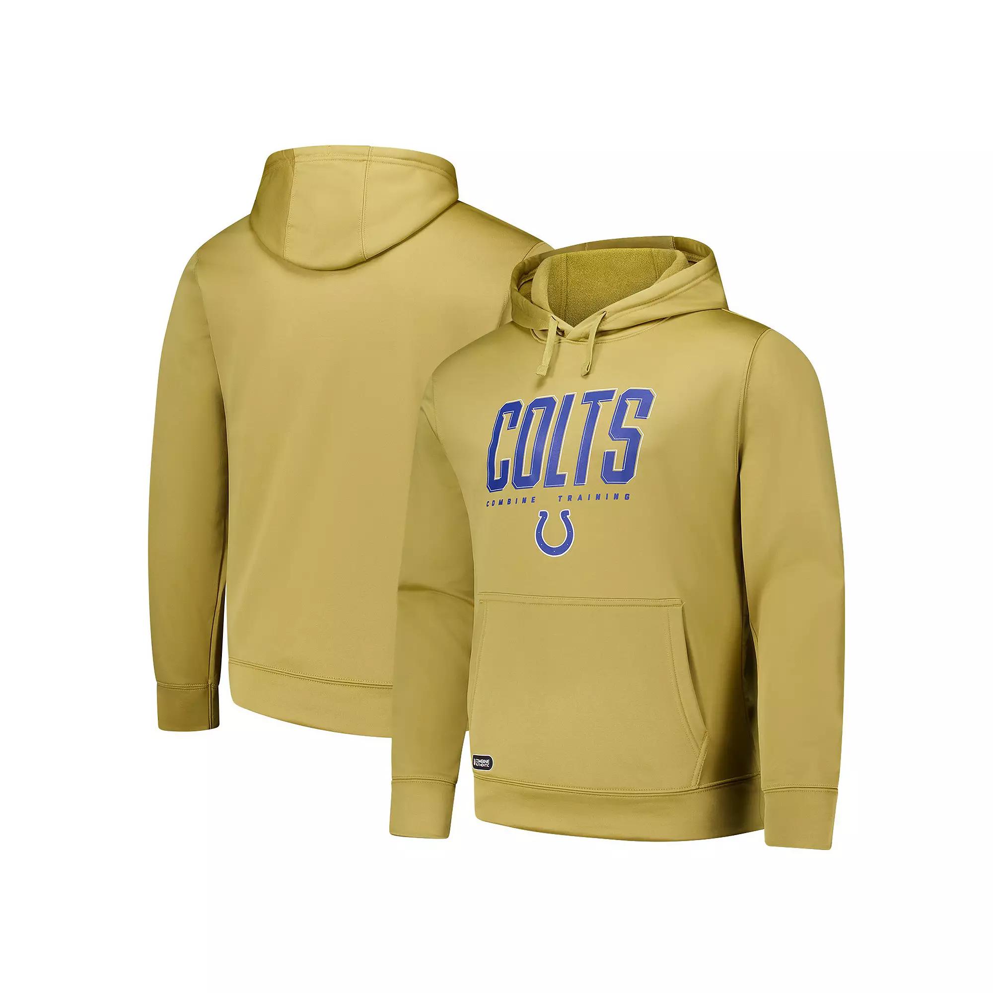 Men's Gold Indianapolis Colts Top Ranked Pullover Hoodie, Size: Large Product Image