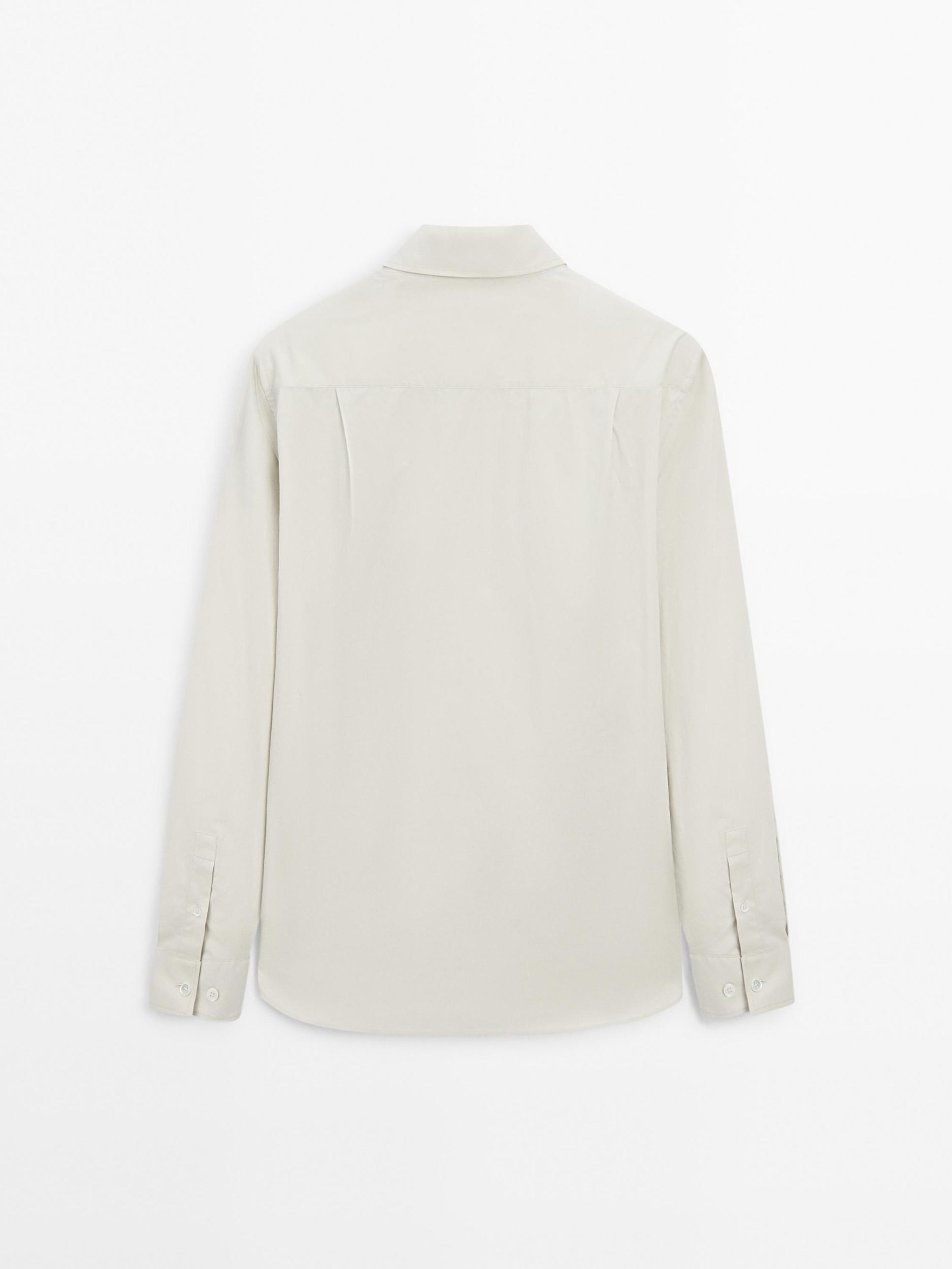 Regular-fit 100% cotton shirt Product Image