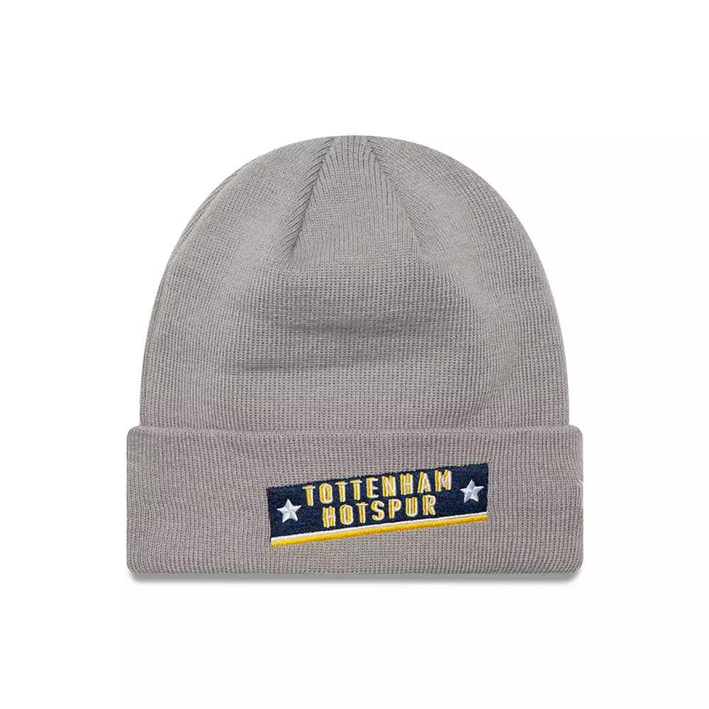 Men's New Era Gray Tottenham Hotspur Graphic Cuffed Knit Hat, Tot Grey Product Image