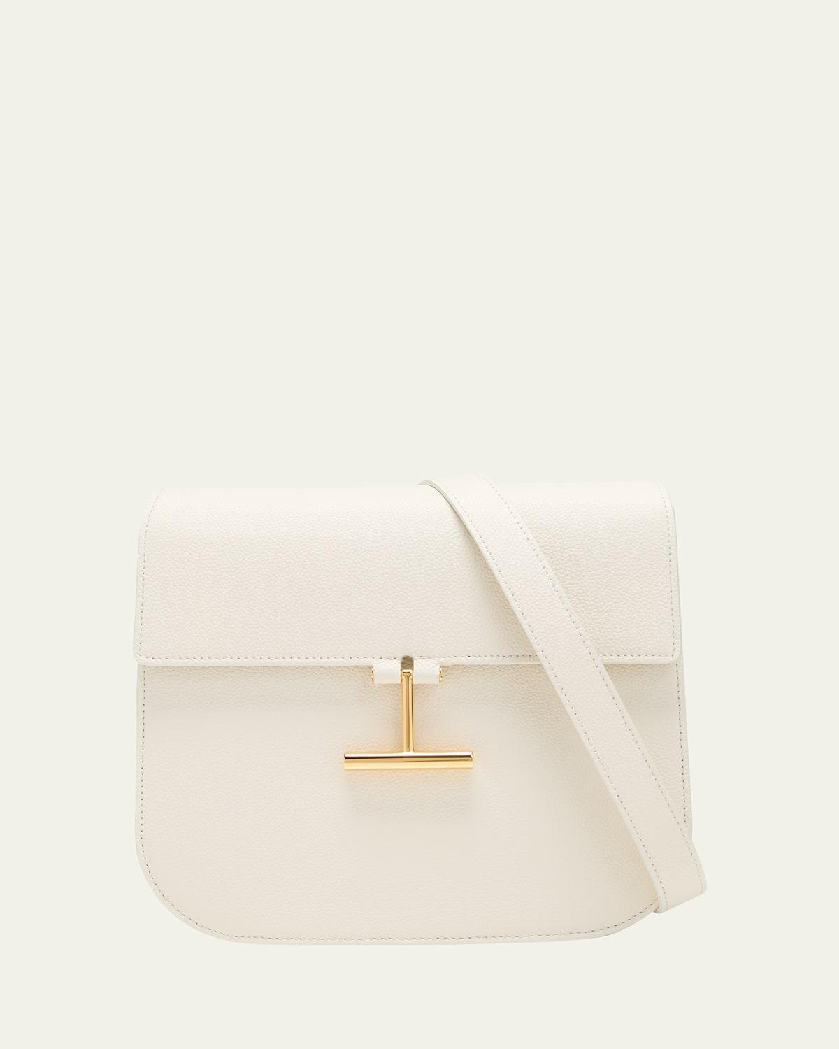 Tara Medium Crossbody in Grained Leather with Leather Strap Product Image