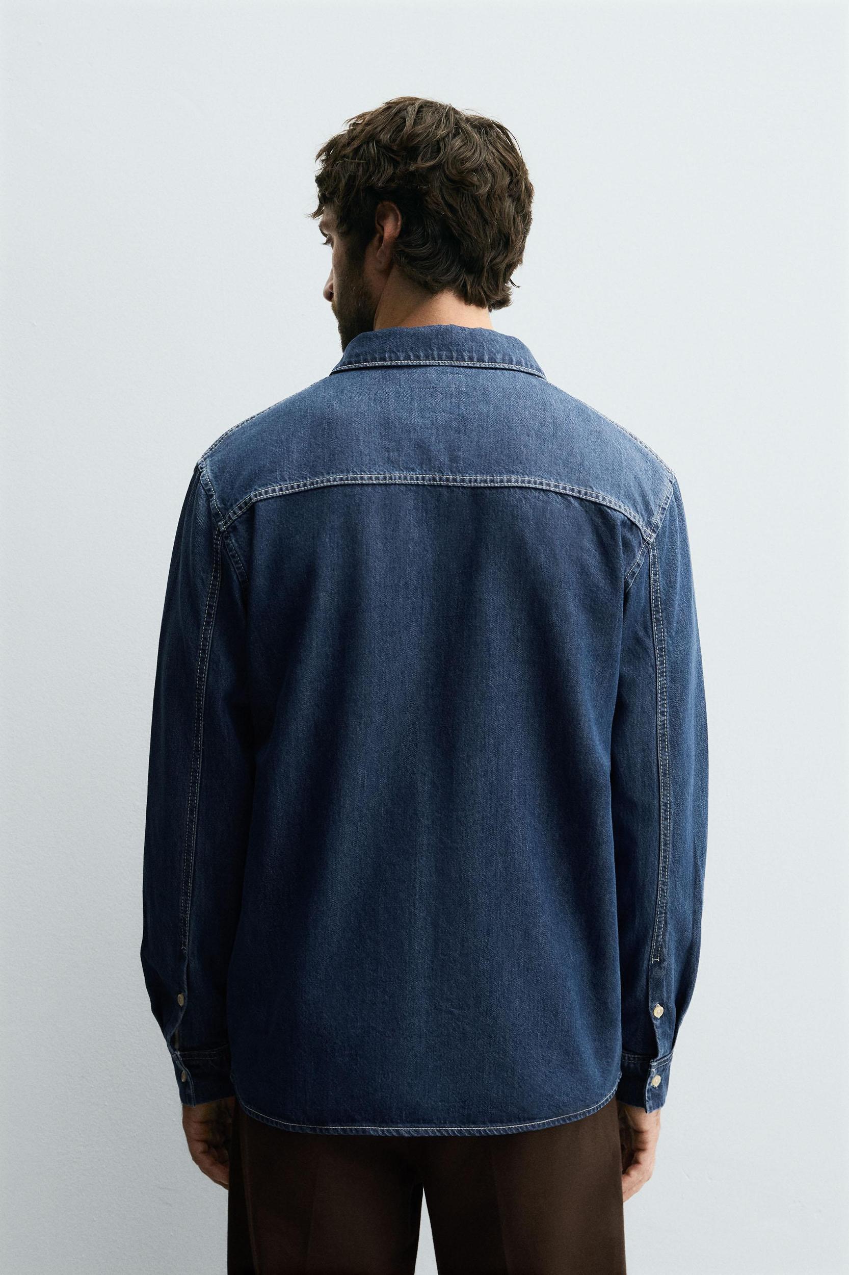 REGULAR FIT DENIM SHIRT Product Image