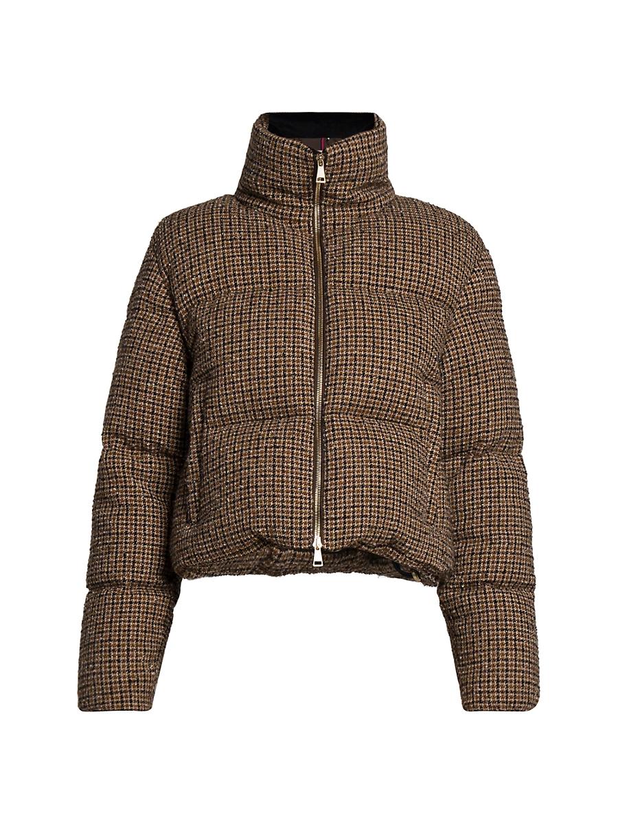 Womens Seboune Wool Check Boucle Jacket Product Image