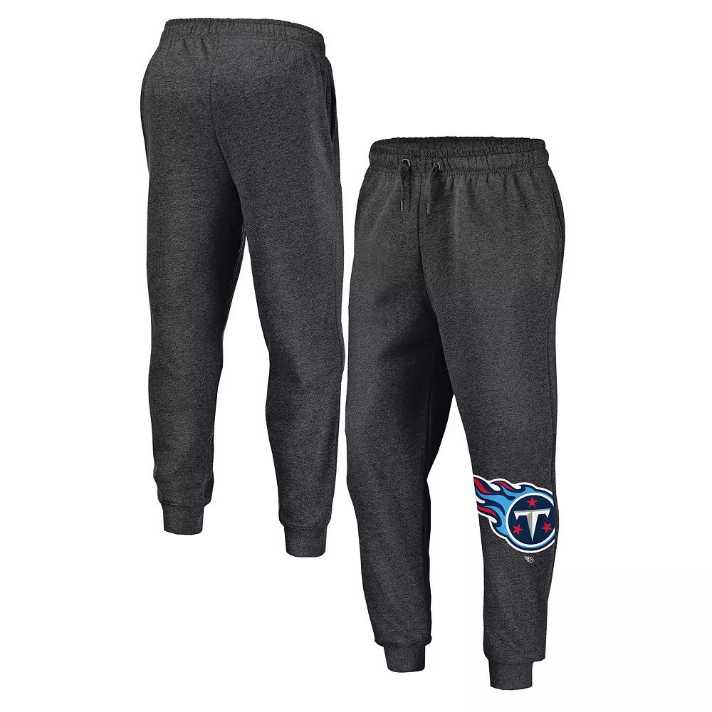 Men's Fanatics Heather Charcoal Tennessee Titans Boost Fleece Joggers,  Product Image