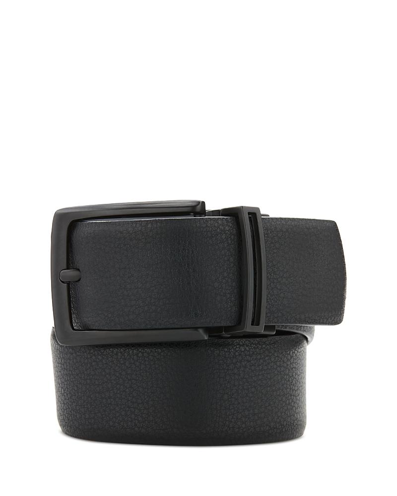 The Mens Store at Bloomingdales Black Loop Reversible Belt - Exclusive Product Image