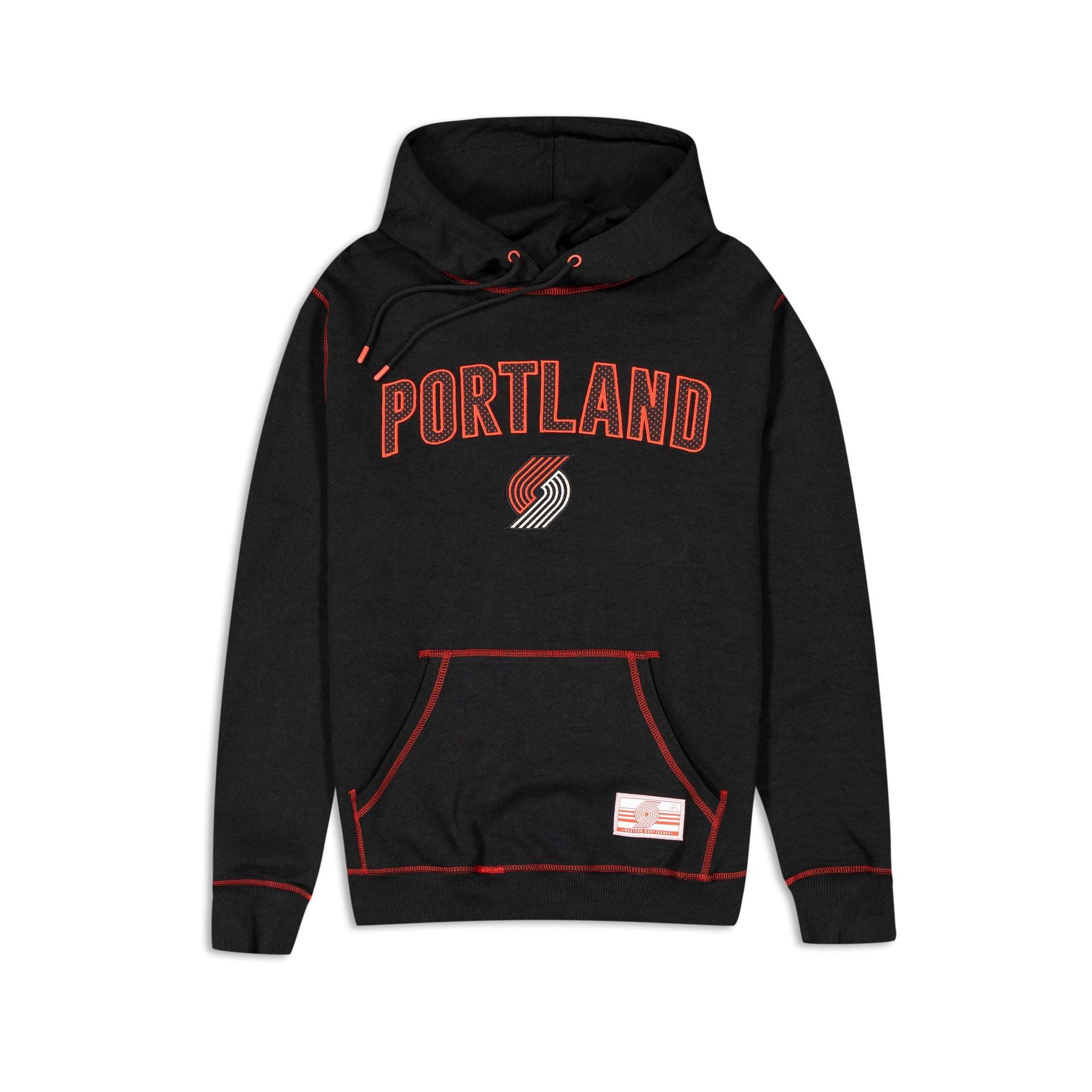 Portland Trail Blazers 2023 City Edition Black Hoodie Male Product Image