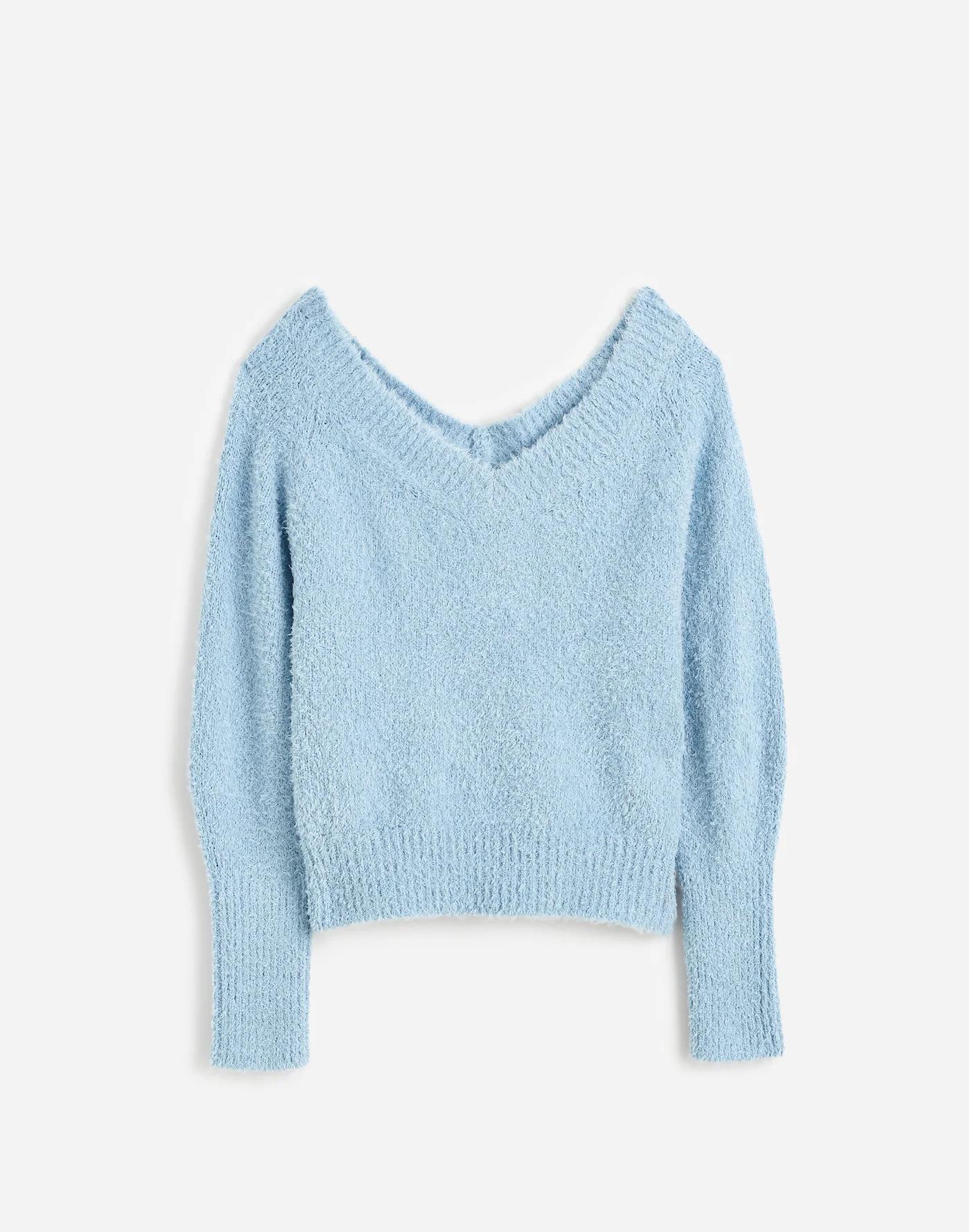 Double V-Neck Sweater Product Image