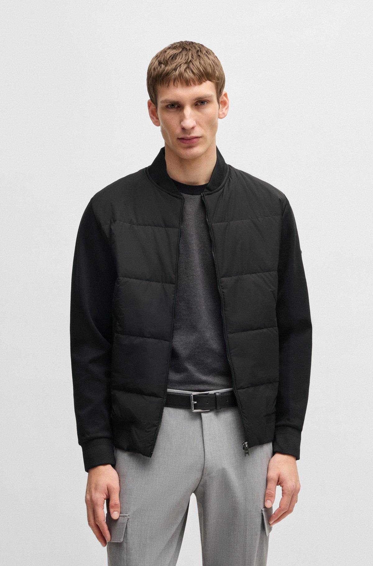 Zip-up sweatshirt with padded front Product Image