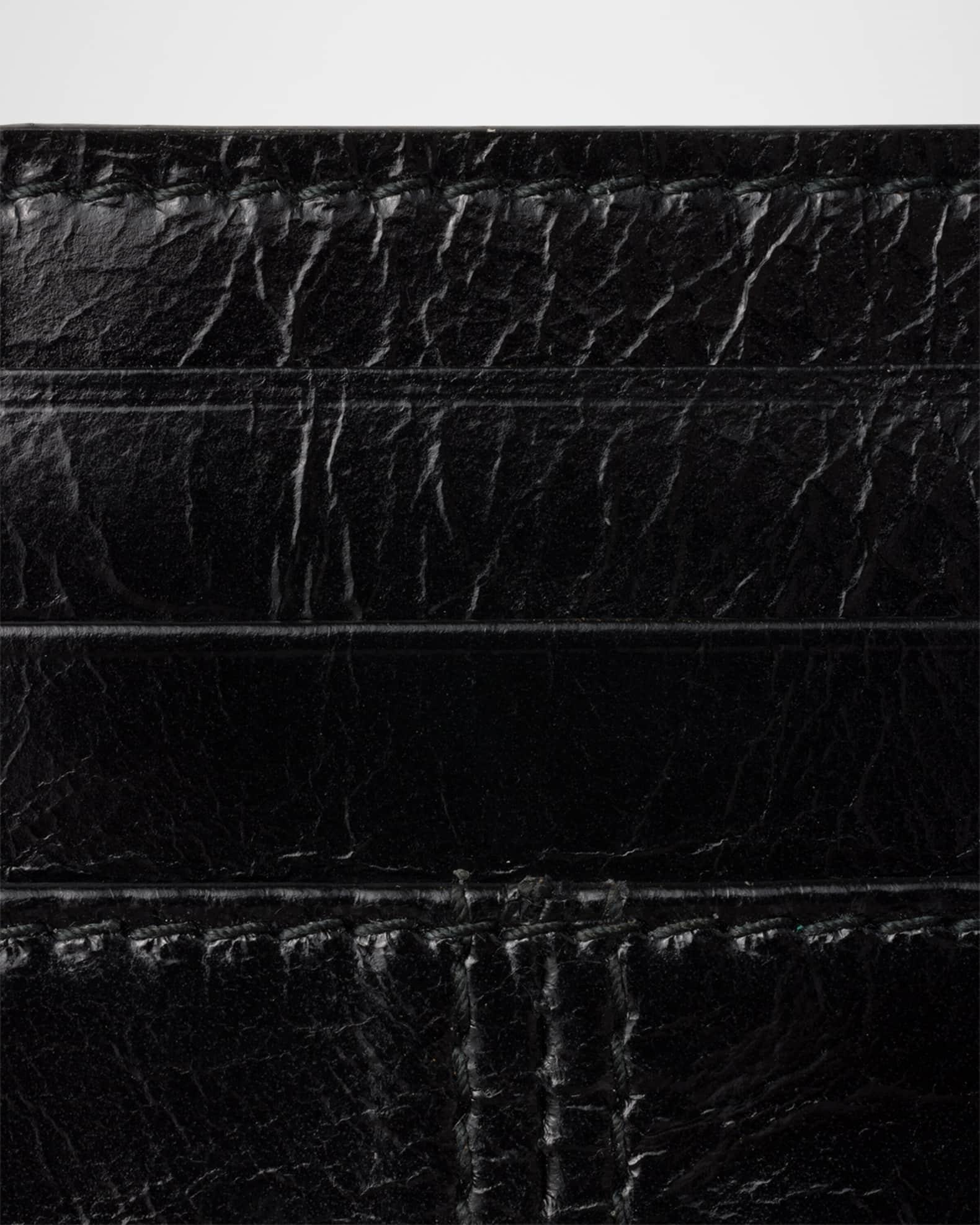 Men's Crinkle Leather Card Case Product Image