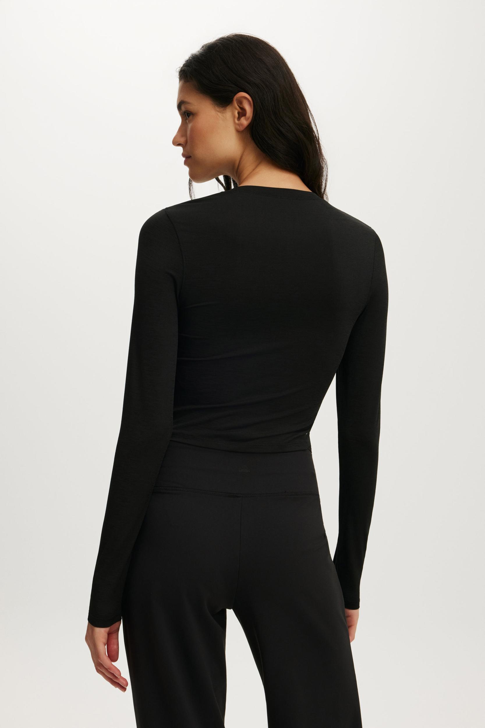 Active Ruched Front Long Sleeve Product Image