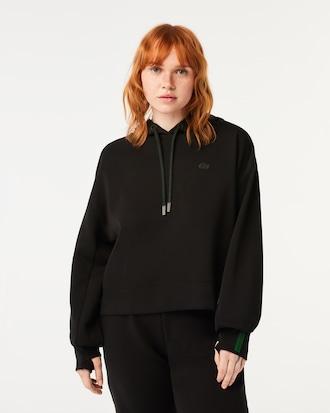 Short Cut Cotton Hoodie Product Image