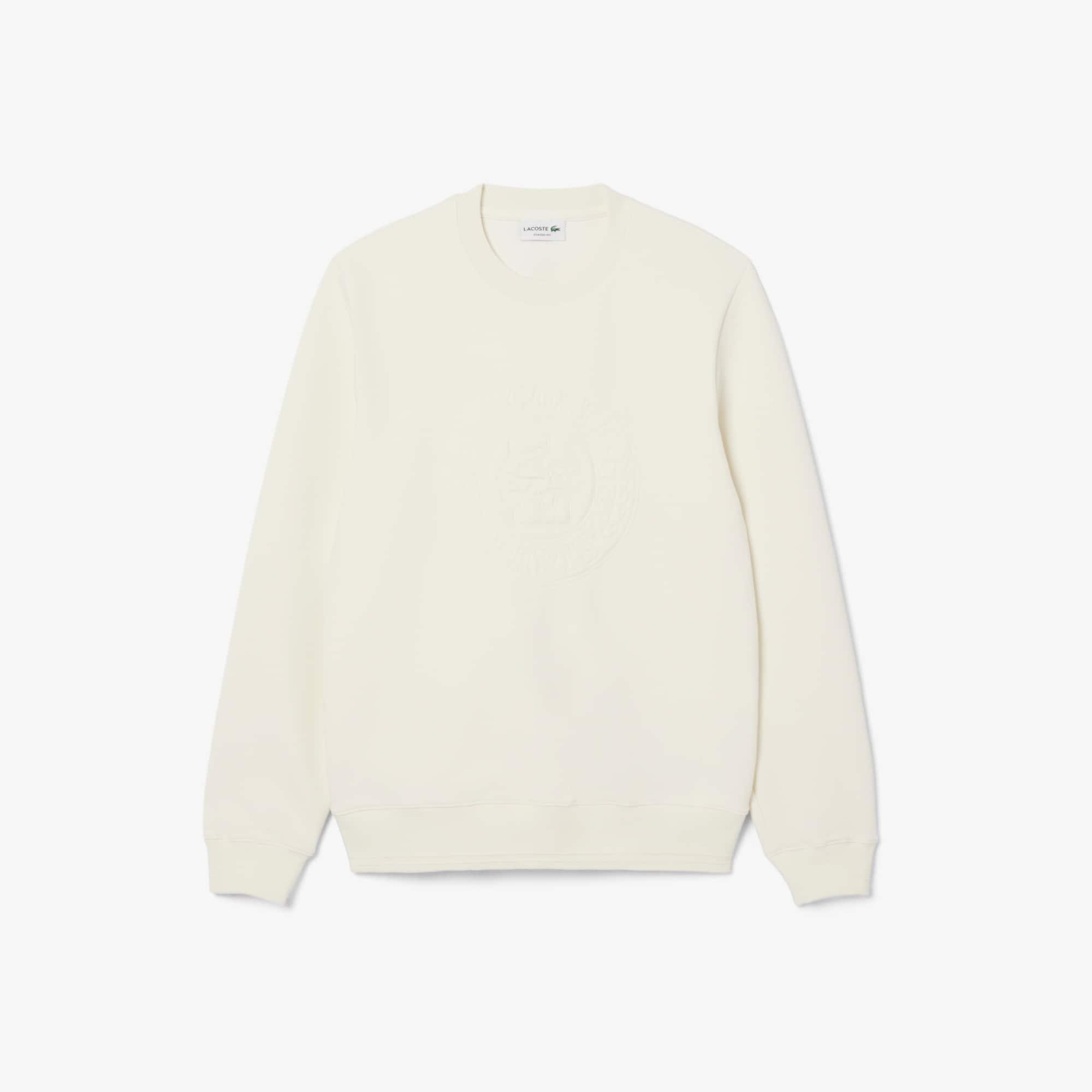 Men's Embossed Logo Piqué Sweatshirt Product Image